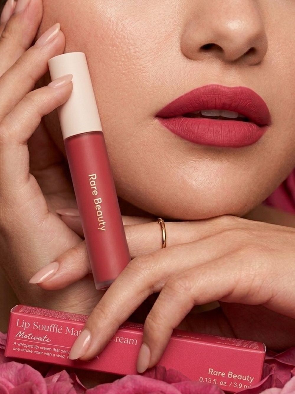 Rare Beauty Lip Soufflé Matte Lip Cream - Motivate